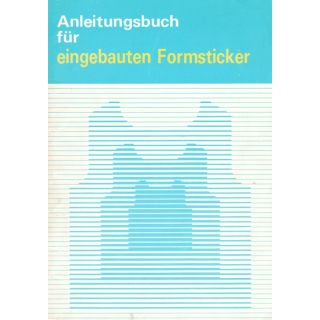 Anleitungsbuch Brother Eingebauter Formstricker