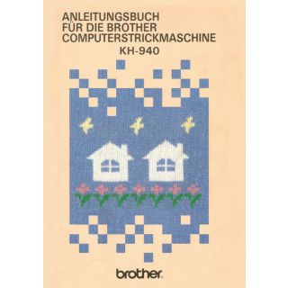 Anleitungsbuch Brother KH-940